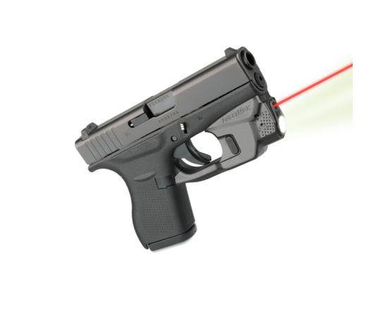 Лазерный целеуказатель LaserMax на скобу для Glock 42/ 43 с фонарем Красный (CF-G4243-C-R)