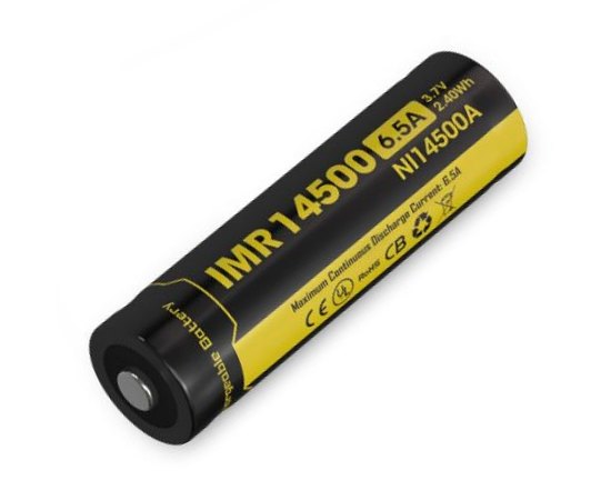 Аккумулятор IMR 14500 Nitecore 650mAh NL14500A (6-1185)