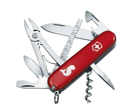 Багатофункціональний ніж Victorinox Angler Red 1.3653.72