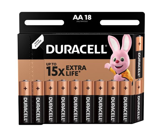 Батарейка Duracell AA MN1500 1х18 шт (6409645)