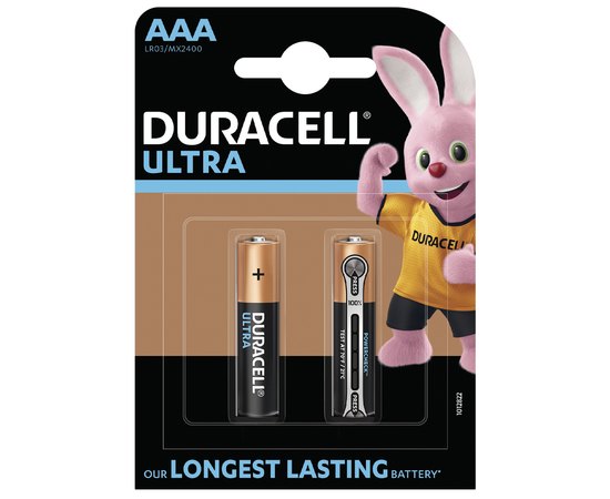 Батарейка Duracell AAA KPD 02*10 Ultra 1x2 шт (6443616)