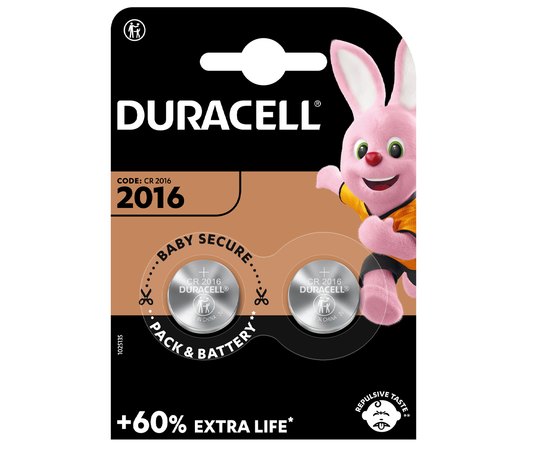 Батарейка Duracell DL2016 DSN 1х2 шт (6409616)