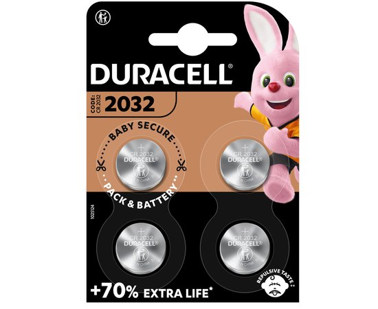 Батарейка Duracell DL2032 DSN 4 шт (6806460)