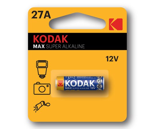 Батарейка Kodak MAX 27A 12V 1 шт (6623541)