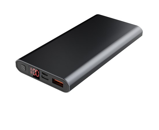 Повербанк BYZ W6 10000 mAh Gun Metal (6806018), Колір: Чорний