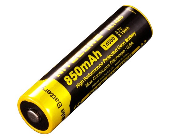 Акумулятор 14500 Nitecore 850 mAh NL1485 (6-1021_850)