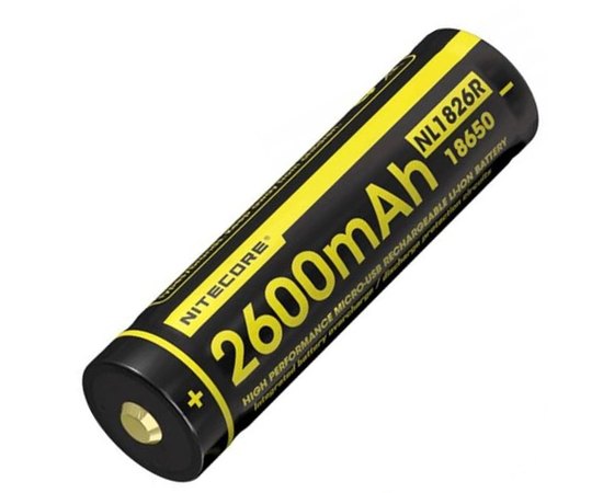 Аккумулятор 18650 Nitecore 2600 mAh NL1826R (6-1020-r)