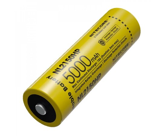 Аккумулятор 21700 Nitecore 5000 mAh NL2150HP (6-1379_50_HP)