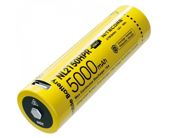 Акумулятор 21700 Nitecore 5000 mAh NL2150HPR (6-1379_50_HPR)