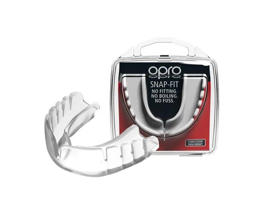 Капа для боксу OPRO Snap-Fit (вік 11+) Clear (art.002139015)