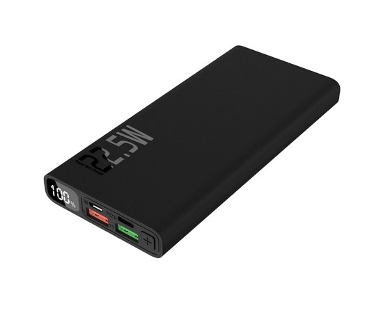 Повербанк BYZ W26 10000 mAh Black (6806023), Колір: Чорний