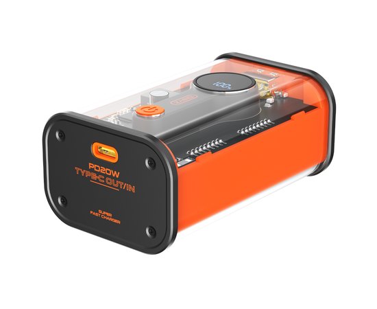 Повербанк BYZ W89 10000 mAh Orange (6833988), Колір: Помаранчевий