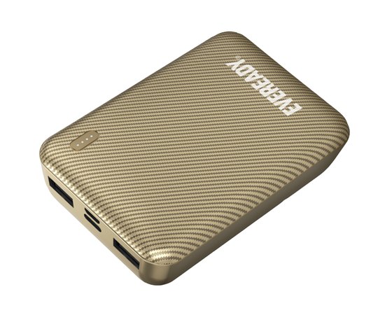 Повербанк Eveready PX10M 10000 mAh Mini Gold (6839724), Цвет : Золотой