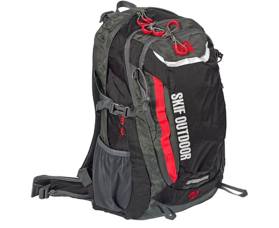 Рюкзак Skif Outdoor Tracker, 40L black (9653B), Колір: Чорний/Червоний