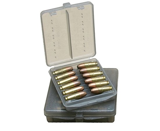 Коробка MTM Ammo Wallet на 18 патронов кал. 9мм; 380 ACP дымчатый (W18-9-41)