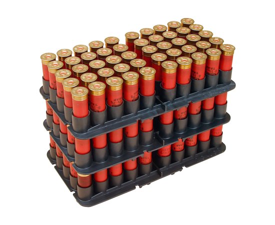 Подставка MTM Shotshell Tray на 50 глакоствольных патронов кал. 12 черный (ST-12-40)