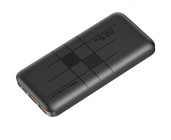 Повербанк XO PR187 10000 mAh Black (6848754)