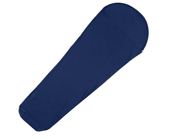 Вкладыш для спального мешка Sea to Summit Expander Liner with Hood, Navy Blue (STS AEXPHOODNB), Цвет : Голубой