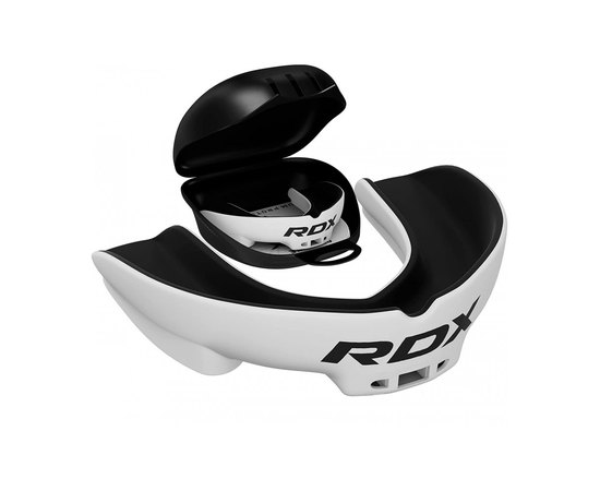 Капа для бокса RDX Gel 3D Pro White/Black (3285_403005), Цвет: Чёрный/Белый