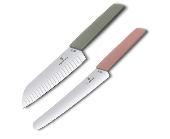 Набор кухонный Victorinox Swiss Modern Kitchen Set 2шт c цветн. ручками (2 ножа) (GB) 6.9096.22G