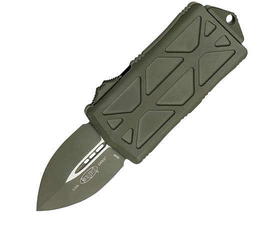 Карманный нож Microtech Exocet Double Edge Cerakote OD green (157-1COD)