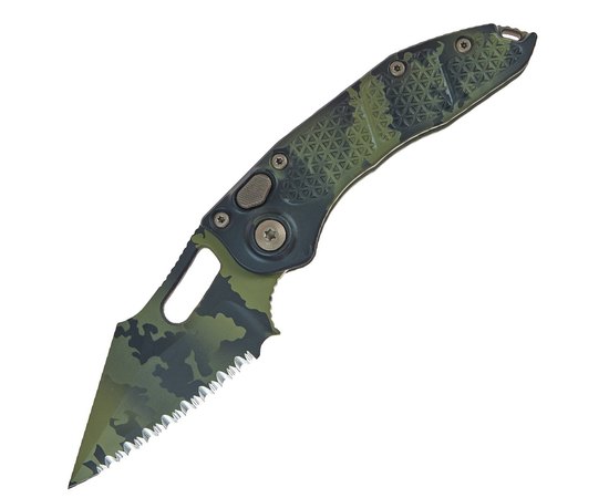 Карманный нож Microtech Stitch Olive Camo Signature Series (169-3OCS)