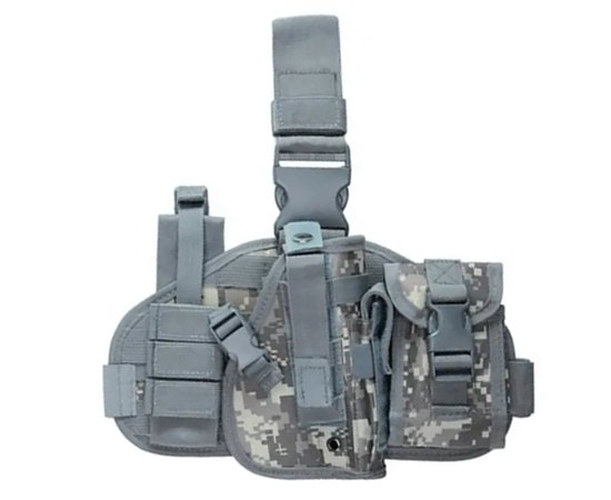 Кобура на стегна Smartex 3P Tactical ST-057 acu camouflage (ST243), Колір: Блакитний/Піксель