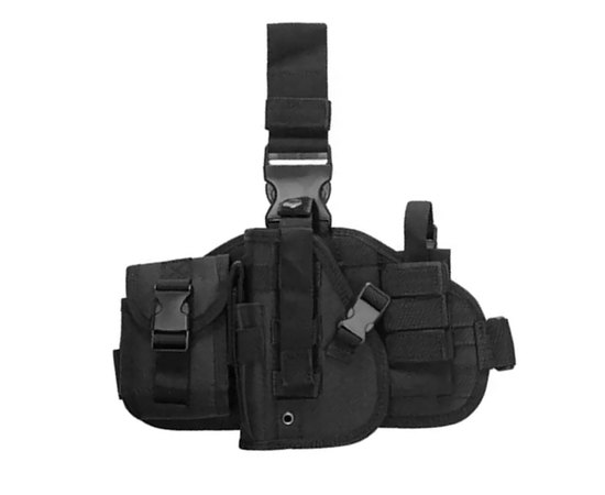 Кобура набедренная Smartex 3P Tactical ST-057 black (ST244), Цвет: Чёрный