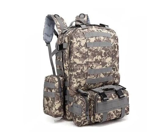 Тактический рюкзак Smartex 3P Tactical 55 ST-002 acu camouflage (ST121), Цвет: Пиксель