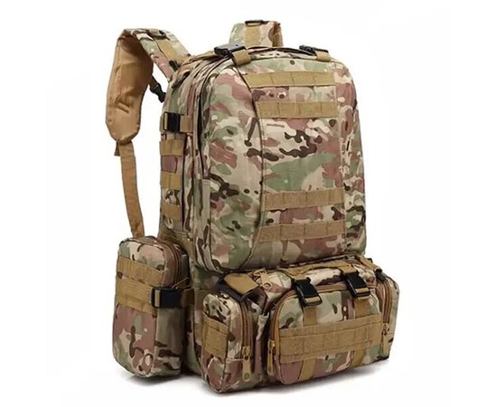 Тактичний рюкзак Smartex 3P Tactical 55 ST-002 cp camouflage (ST120), Колір: Камуфляж