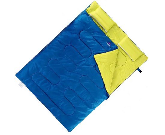 Cпальный мешок Naturehike Double Sleeping Bag with Pillow SD15M030-J Indigo (6927595703779), Цвет : Голубой/Жёлтый