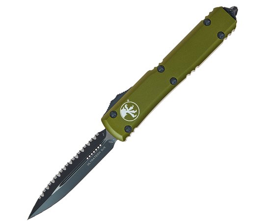 Карманный нож Microtech Ultratech DE Black Blade FS OD green (122-3OD), Цвет : Зелёный