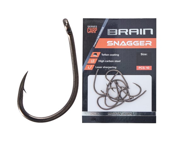 Крючок Brain Snagger #2 10 шт/уп (1858.80.16), Номер крючка, № : 2