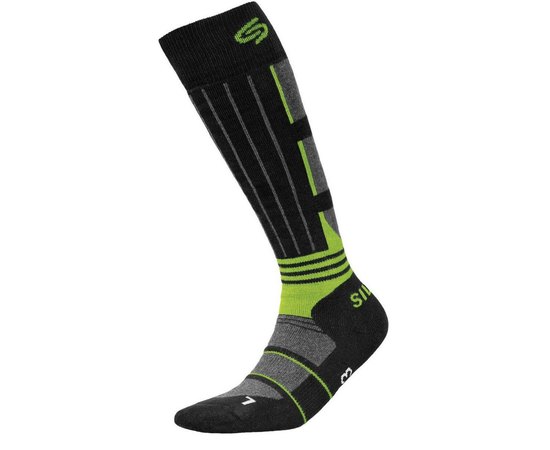 Шкарпетки InMove SKI DEODORANT SILVER sds.black/green.32-34, Розміри: 33-34