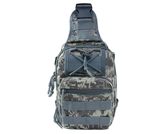 Тактична сумка через плече Smartex 3P Tactical 10 ST-050 acu camouflage (ST218), Колір: Блакитний/Піксель