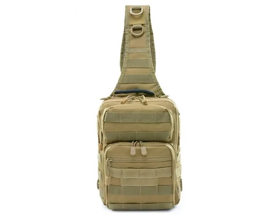 Тактическая сумка через плечо Smartex 3P Tactical 12 ST-102 khaki (ST159), Цвет: Хаки