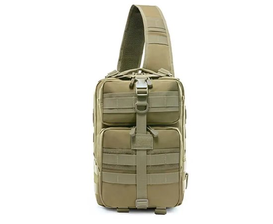 Тактическая сумка через плечо Smartex 3P Tactical 15 ST-089 khaki (ST216), Цвет: Хаки