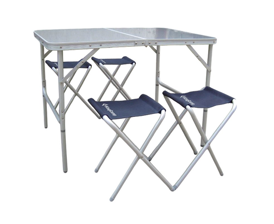 Стол со стульями KingCamp Table and Chair set Silver KC3850