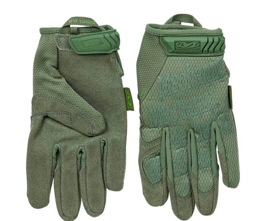 Перчатки Mechanix Original S olive drab (MG-60-008), Размер : S, Цвет : Зелёный