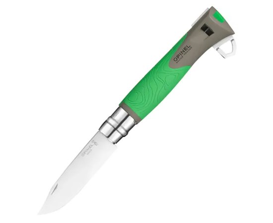 Нож туристический Opinel №12 Explore Tick Remover Green (002489), Цвет : Зелёный