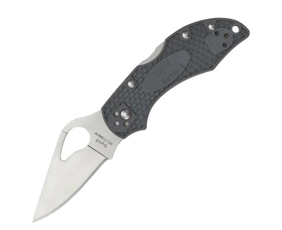 Кишеньковий ніж Spyderco Byrd Robin 2 Gray (BY10PGY2), Колір: Сірий