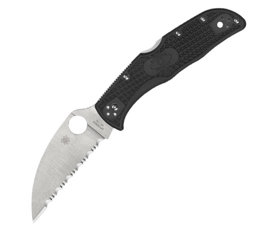 Карманный нож Spyderco Leafjumper серрейтор (C262SBK)