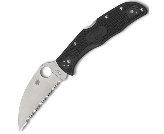 Нож Spyderco Endela Wharncliffe, серрейтор (C243FSWCBK)