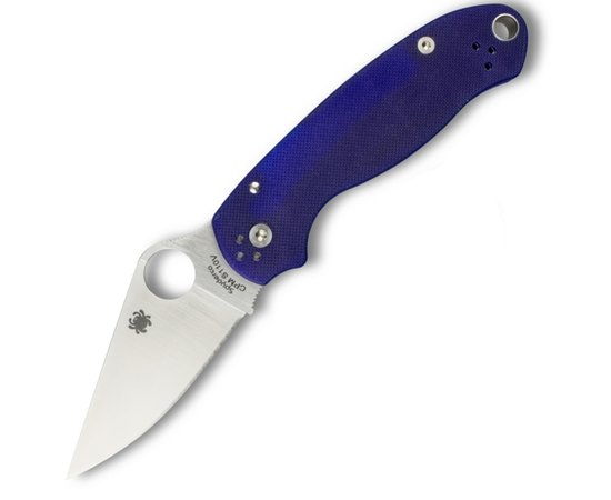 Ніж тактичний Spyderco Para 3 Dark blue (C223GPDBL)