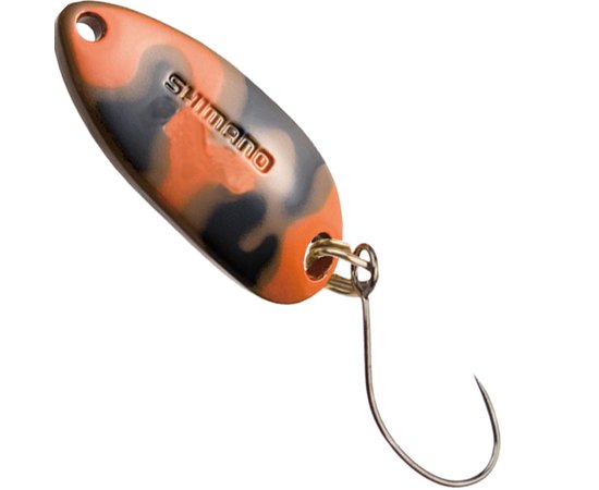 Блесна Shimano Cardiff Roll Swimmer Camo Edition 4.5g #23T Brown Orange Camo (5VTRC45R23), Цвет: Оранжевый/Коричневый, Вес : 4.5 г