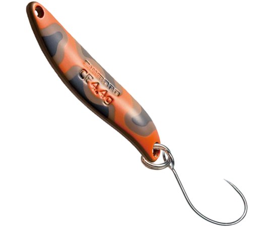 Блесна Shimano Cardiff Slim Swimmer CE Camo Edition 4.4g #23T Brown Orange Camo (5VTRA44R23), Цвет: Оранжевый/Коричневый, Вес : 4.4 г