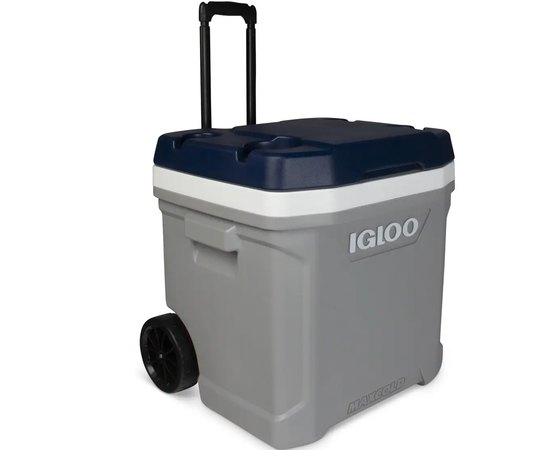 Термобокс Igloo Maxcold Latitude 62 Roller, 56 л на колесах, сірий (0342233469668)