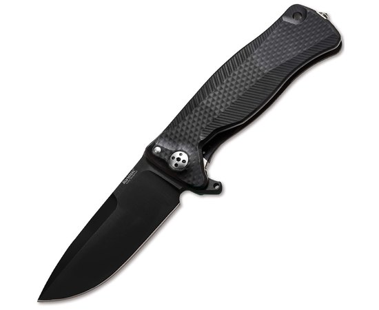 Кишеньковий ніж Lionsteel SR11 Aluminum Black Blade black (SR11A BB), Колір: Чорний, Покриття клинка: Black