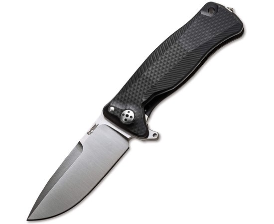 Карманный нож Lionsteel SR11 Aluminum black (SR11A BS), Цвет : Чёрный, Покрытие клинка: Satin