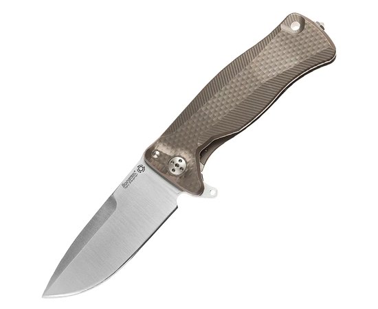 Кишеньковий ніж Lionsteel SR11 Titanium brown (SR11 B), Колір: Коричневий